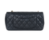 East West Classic Flap, &pound;2,700, Handbags, Black, Caviar Leather, Back view